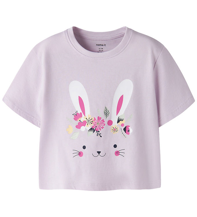 NAME IT T-shirt Vilinse Lavender Fog