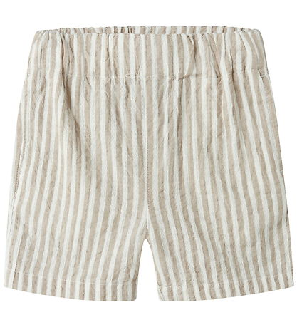 Name It Shorts - NmmFedenis - Chateau Gray/Cloud Dancer