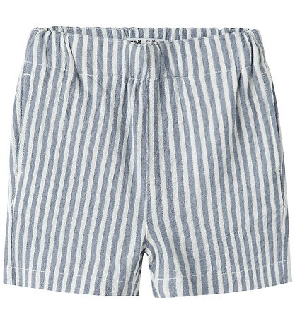 Name It Shorts - NmmFedenis - Vintage Indigo/Cloud Dancer