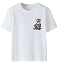 Name It T-shirt - NmmVelix - Bright White/Crab