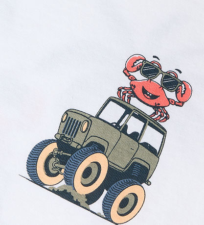 Name It T-shirt - NmmVelix - Bright White/Crab