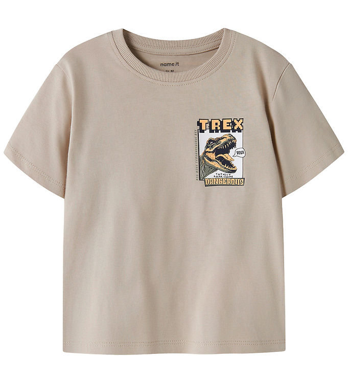 Name It T-shirt - NmmVelix - Chateau Gray/Trex