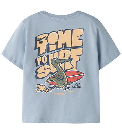 Name It T-shirt - NmmVelix - Blue Fog/Surf