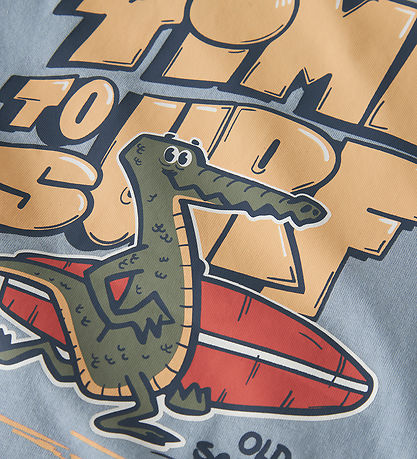 Name It T-shirt - NmmVelix - Blue Fog/Surf