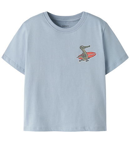 Name It T-shirt - NmmVelix - Blue Fog/Surf