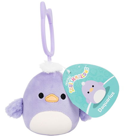 Squishmallows Bamse - 9 cm - Daquarius Duck - Clip On