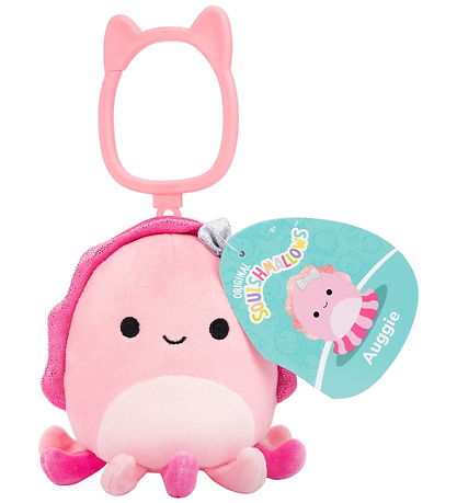 Squishmallows Bamse - 9 cm - Auggie Cuttlefish - Clip On
