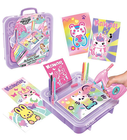 Airbrush Plush Aktivitetskuffert - Airbrush Art - Kawaii