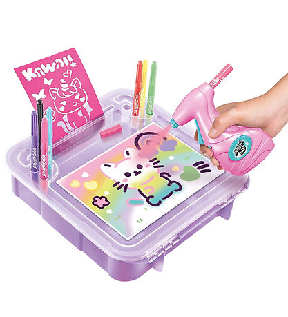 Airbrush Plush Aktivitetskuffert - Airbrush Art - Kawaii