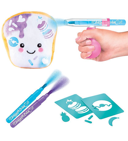 Airbrush Plush Bamse - Food'Tastic Mini - Assorteret