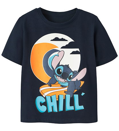 Name It T-shirt - NmmMamba - Stitch - Navy Blazer