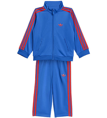 adidas Orginals Træningssæt - Firebird - Blue/Selure