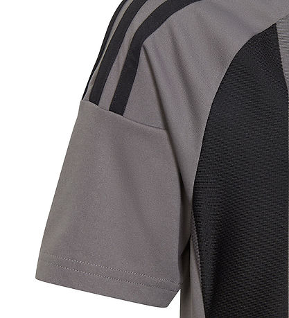 adidas Performance T-shirt - STRIPED 24 JSYY - Tegrfo/Black