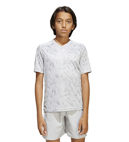 adidas Performance T-shirt - T ICON25 JSY Y - Tmlggr/White