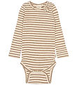 Petit Piao Body l/æ - Ginger Snap Striped