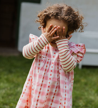 Petit Piao Body l/æ - Dusty Rose Striped