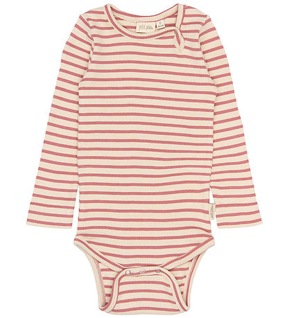 Petit Piao Body l/æ - Dusty Rose Striped