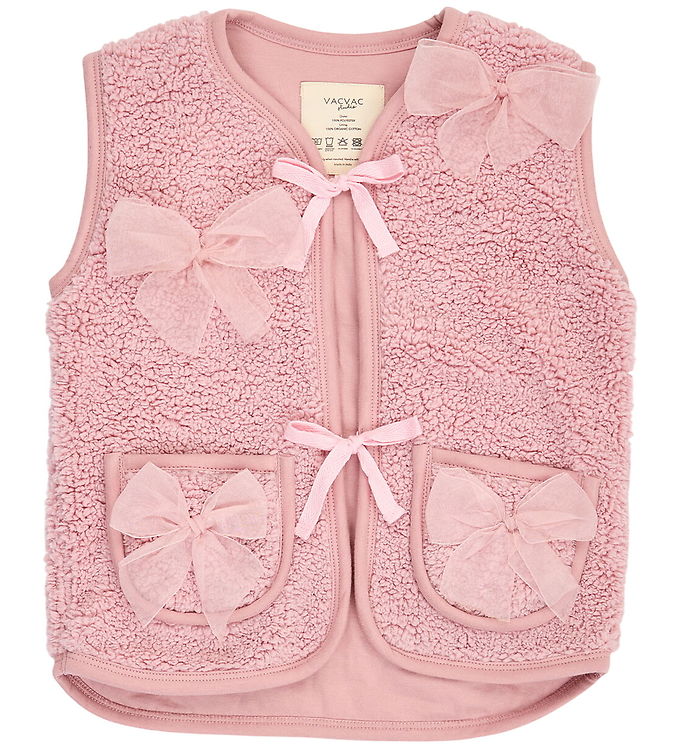 VACVAC Vest - Flecce - Lill - Cotton Candy