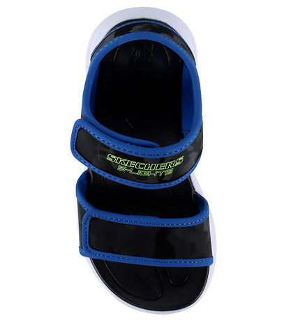 Skechers Sandaler m. Lys - Sola -Black/Blue