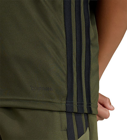 adidas Performance T-shirt - TIRO ES JSY Y - NGTCAR/OLISTR/BLACK