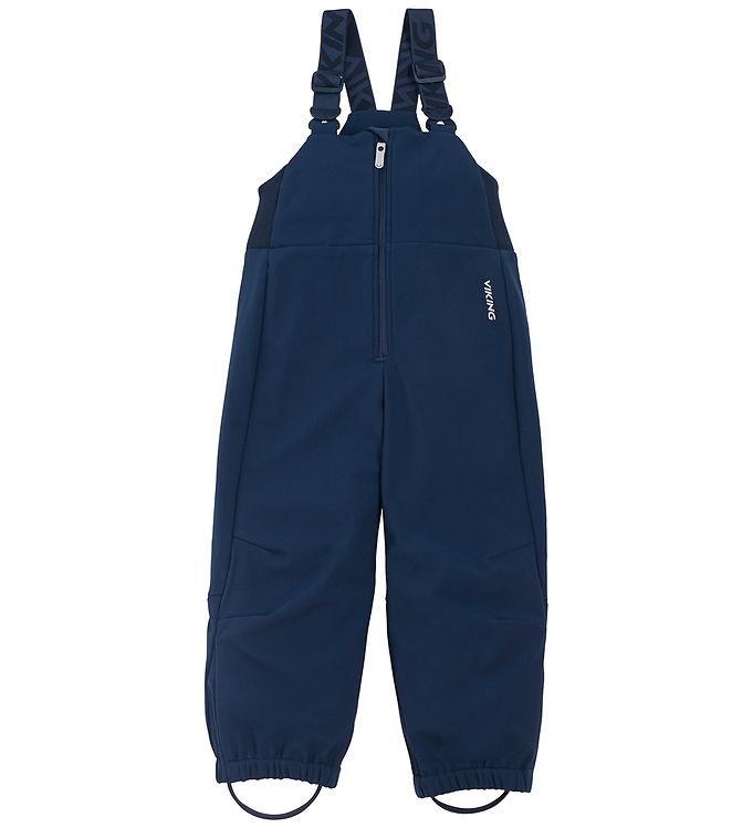 Viking Softshellbukser m. Seler/Fleece - Play - Navy
