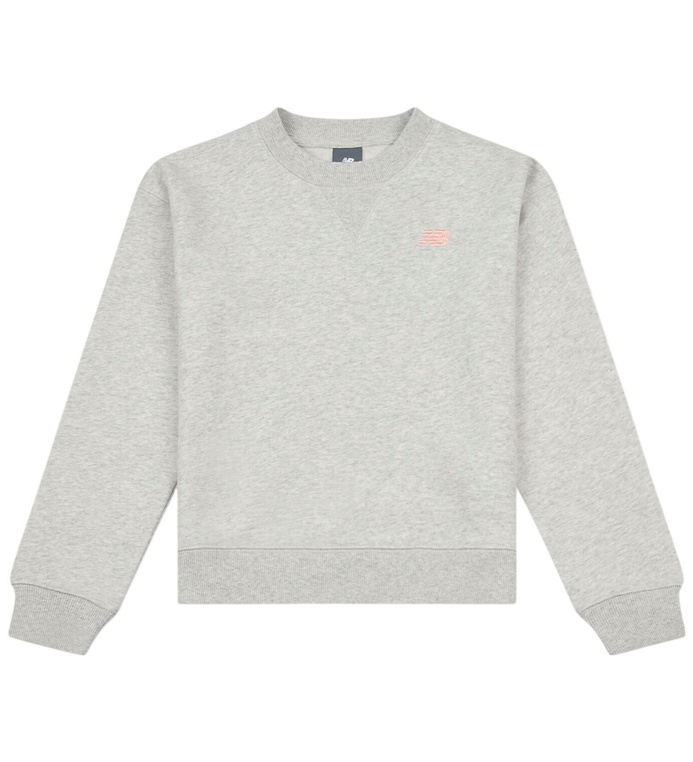 New Balance Sweatshirt - Logo - Ash Heather - New Balance - 9-10 Jahre (134-140) - Sweatshirts