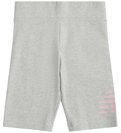 New Balance Cykelshorts - Stacked Logo - Ash Heather