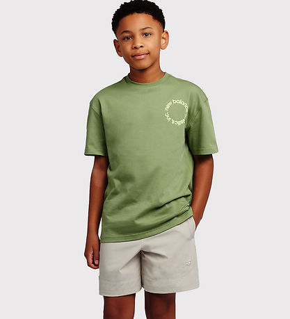 New Balance T-shirt - Graåhic Logo - Oregano