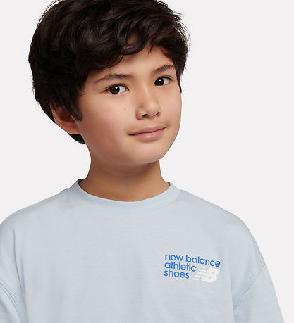 New Balance T-shirt - Athletics Graphic - Oxford Blue