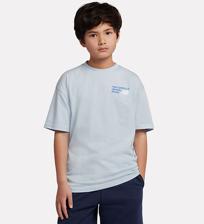 New Balance T-shirt - Athletics Graphic - Oxford Blue
