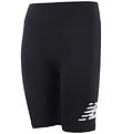 New Balance Cykelshorts - Stacked Logo - Caviar