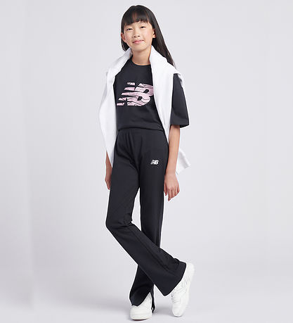 New Balance Leggings - Logo - Caviar