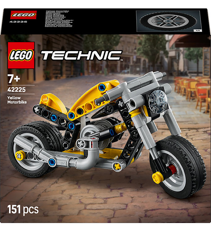 LEGO® Technic - Gul Motorcykel 42225 - 151 Dele