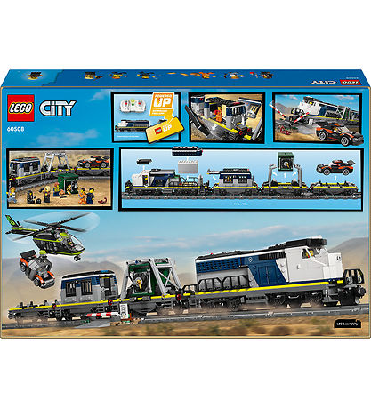 LEGO® City - Røveri Mod Polititoget 60508 - 1313 Dele