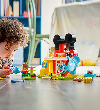 LEGO® Duplo - Mickeys Klubhus Med Minnie Og Pluto 10465 - 87 Del