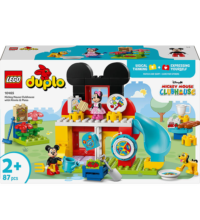 LEGO® DUPLO® - Mickeys Klubhus Med Minnie Og Pluto 10465 - 87 De