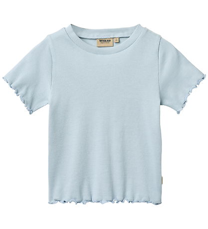 Wheat T-shirt - Rib - Alicia - Summer Sky