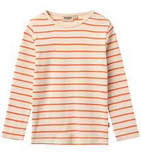 Wheat Bluse - Stig - Orange Stripe