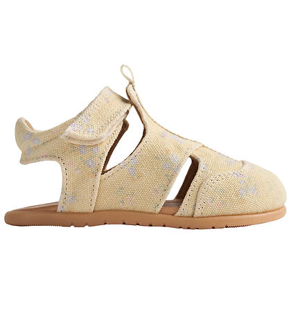 Wheat Sandals - Nolan - Barely Apricot flowers