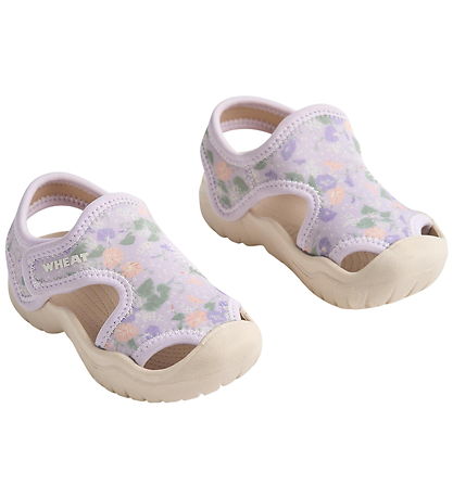 Wheat Sandaler - Bani - Purple light petunias