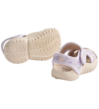 Wheat Sandaler - Bani - Purple light petunias