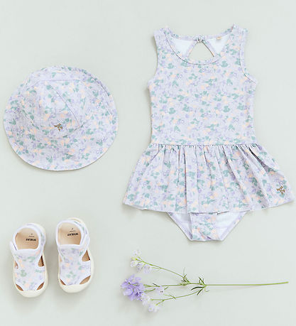 Wheat Sandaler - Bani - Purple light petunias