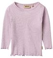 Wheat Bluse - Rib - Ida - Lavender