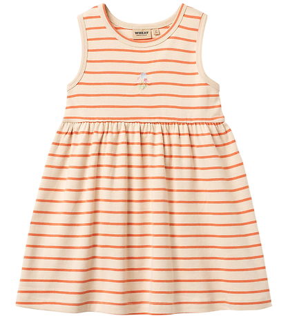 Wheat Kjole - Martha - Orange Stripe