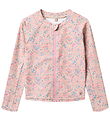 Wheat Bade T-shirt - m. Lynlås - Ada - Pink heart flowers