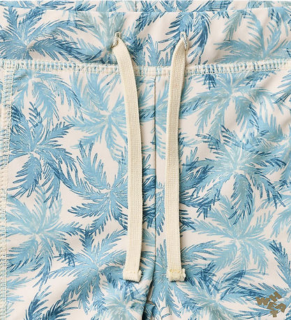 Wheat Badeshorts - Ulrik - Blue Palm