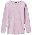 Wheat Bluse - Rib - Ida - Lavender
