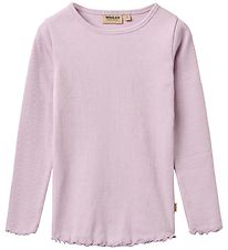 Wheat Bluse - Rib - Ida - Lavender