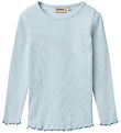 Wheat Bluse - Rib - Ida - Summer Sky