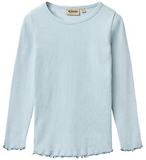 Wheat Bluse - Rib - Ida - Summer Sky